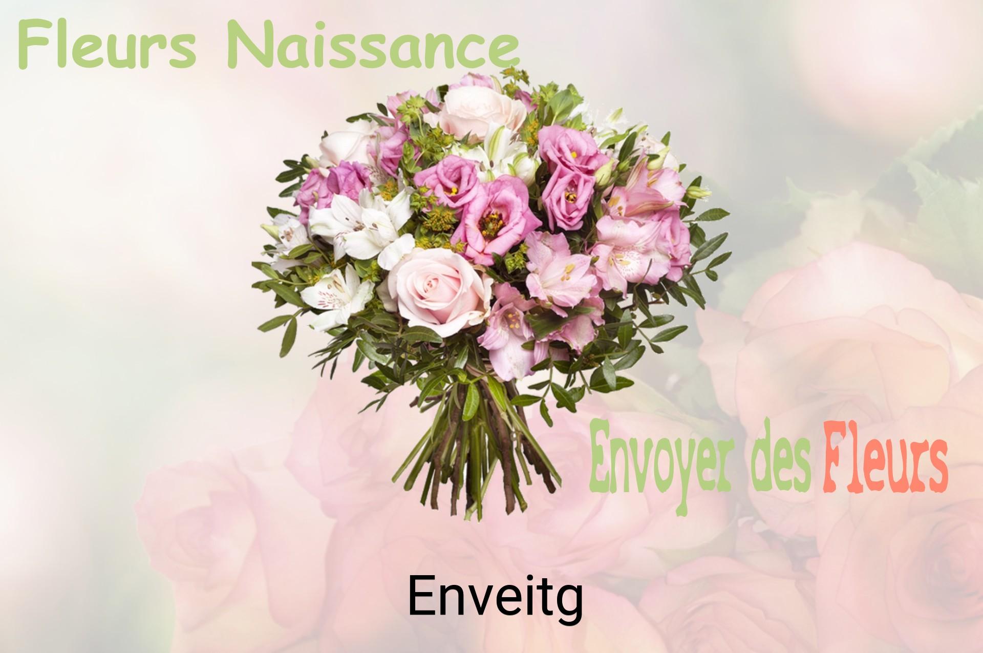 Bouquet de fleurs de naissance livré à Enveitg